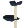 8718475600275_g_en_hd_3-1 Ansamblu pisici, stâlpi cu funie de sisal, 105 cm, albastru