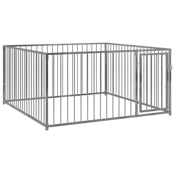 8718475737698_a_en_hd_1.jpg vidaXL Padoc de câini pentru exterior, 200 x 200 x 100 cm