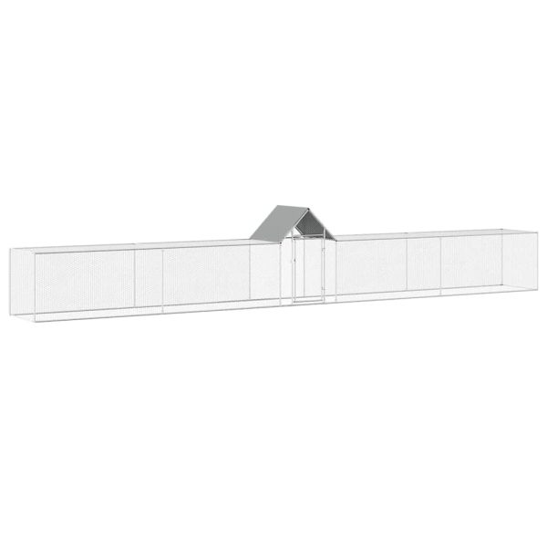 8718475738411_a_en_hd_1.jpg vidaXL Coteț pentru păsări, 9 x 1 x 1,5 m, oțel galvanizat