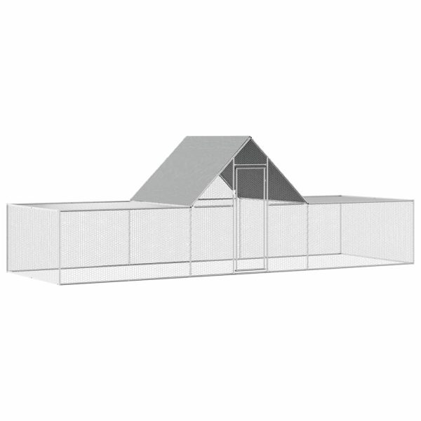 8718475738428_a_en_hd_1.jpg vidaXL Coteț pentru păsări, 6 x 2 x 2 m, oțel galvanizat
