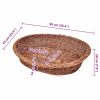 vidaXL Coș pentru câini/Pat pentru animale de casă, 90 cm, răchită