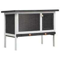 8719883737515_a_en_hd_1-1 vidaXL Cușcă de iepuri pentru exterior, 1 nivel, gri, lemn