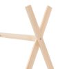 vidaXL Cadru de pat de copii, 70 x 140 cm, lemn masiv de pin