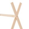 vidaXL Cadru de pat pentru copii, 90 x 200 cm, lemn masiv de pin