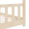 vidaXL Cadru de pat pentru copii, 70 x 140 cm, lemn masiv de pin