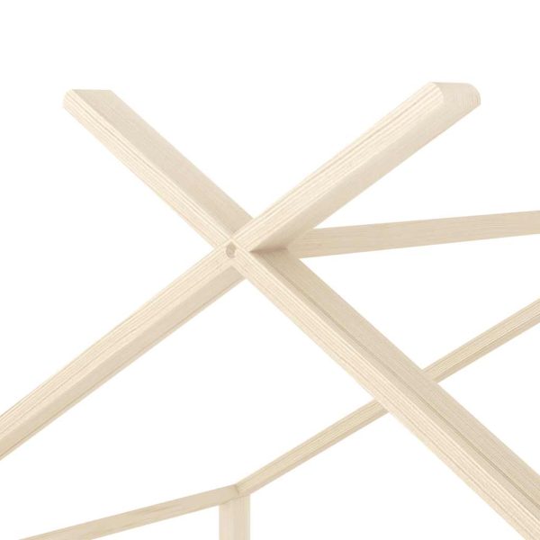 vidaXL Cadru de pat pentru copii, 80 x 160 cm, lemn masiv de pin