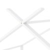 vidaXL Cadru de pat pentru copii, alb, 70 x 140 cm, lemn masiv de pin