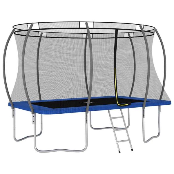 Set trambulină dreptunghiulară, 335 x 244 x 90 cm, 150 kg