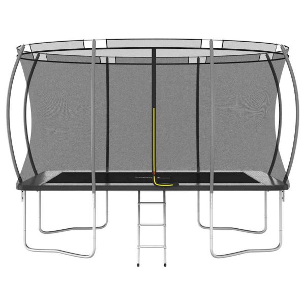Set trambulină dreptunghiulară, 335x244x90 cm, 150 kg