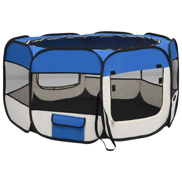 8720286204924_g_en_hd_2-1 Țarc câini pliabil cu sac de transport, albastru, 125x125x61 cm
