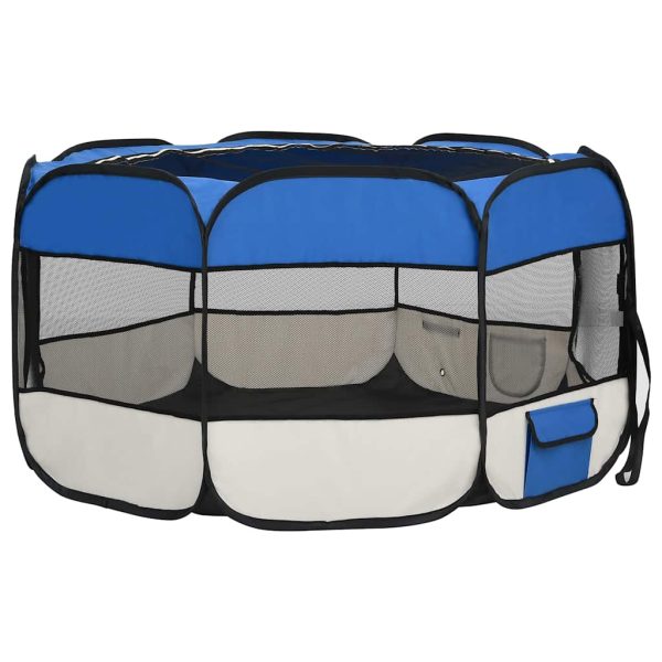 8720286204924_g_en_hd_3-1 Țarc câini pliabil cu sac de transport, albastru, 125x125x61 cm