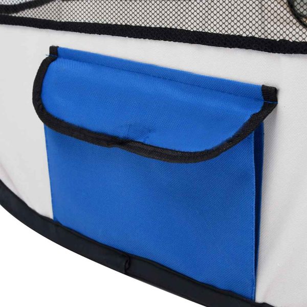8720286204924_g_en_hd_6 Țarc câini pliabil cu sac de transport, albastru, 125x125x61 cm