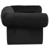 8720286341339_g_en_hd_3 vidaXL Canapea pentru câini, cu sertar, negru, 75x50x38 cm, pluș