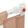 vidaXL Balustradă de protecție pat copii, gri taupe, 100x25 cm, textil