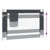 vidaXL Balustradă de protecție pat copii, gri închis, 100x25 cm textil