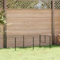 8720286663721_m_en_hd_1 Padoc pentru câini, negru, 8 m², oțel