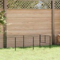 8720286663745_m_en_hd_1 Padoc pentru câini, negru, 10 m², oțel