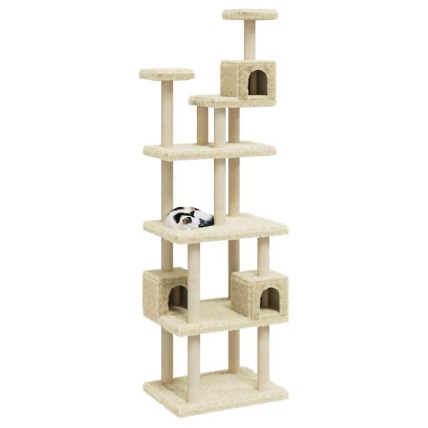 8720286760604_g_en_hd_1 Ansamblu pisici cu stâlpi din funie de sisal, crem, 188 cm