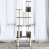 8720286760611_m_en_hd_1 Ansamblu pisici, stâlpi din funie sisal, gri deschis, 188 cm