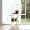 8720286761137_m_en_hd_1 Ansamblu pisici cu stâlpi din funie de sisal, crem, 141 cm
