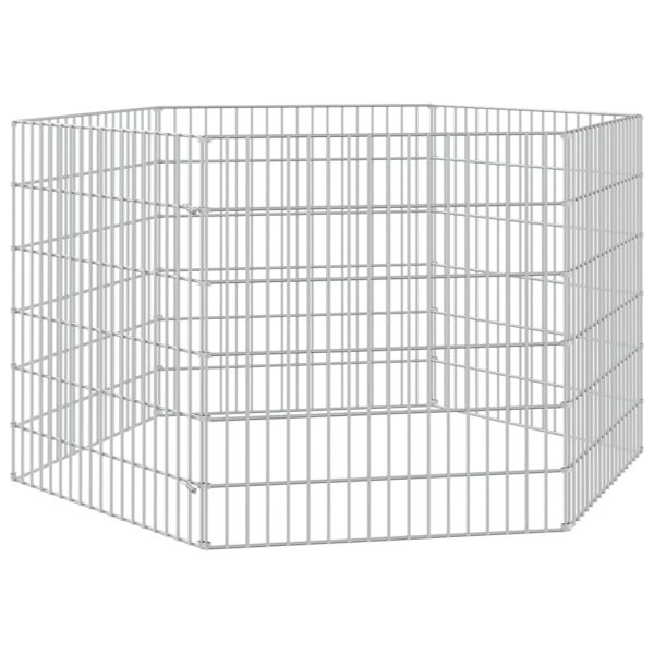 8720286880173_a_en_hd_1 Adăpost pentru animale cu 6 panouri, 54x60 cm, fier galvanizat