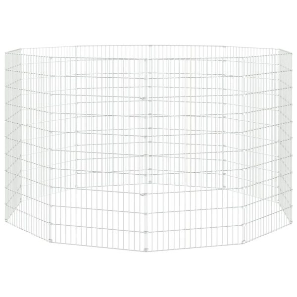 8720286880272_a_en_hd_1 Adăpost pentru animale cu 10 panouri, 54x100 cm fier galvanizat