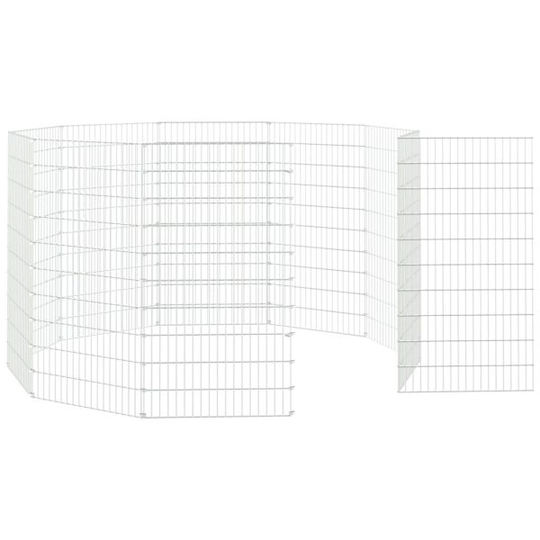 8720286880272_g_en_hd_3 Adăpost pentru animale cu 10 panouri, 54x100 cm fier galvanizat