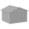 8720286902486_g_en_hd_5 Casă pentru câini, gri, 116,5x103x81,5 cm, oțel galvanizat