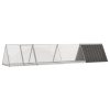 vidaXL Cușcă pentru iepuri, antracit 403,5x80,5x71 cm oțel galvanizat