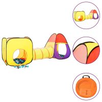 8720287065340_a_en_hd_1 vidaXL Cort de joacă pentru copii 250 bile, multicolor, 255x80x100 cm