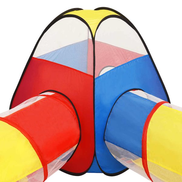 vidaXL Cort de joacă pentru copii, 250 bile, multicolor, 190x264x90 cm