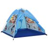 vidaXL Cort de joacă pentru copii cu 250 bile, albastru, 120x120x90 cm