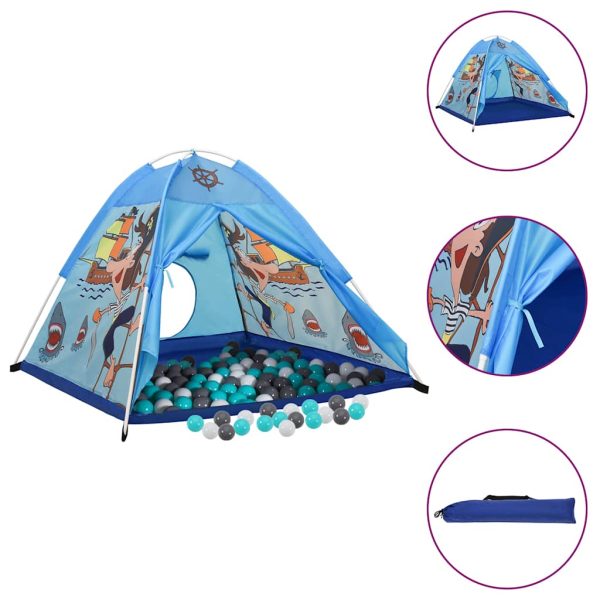 8720287065494_a_en_hd_1 vidaXL Cort de joacă pentru copii cu 250 bile, albastru, 120x120x90 cm