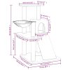 8720287213819_g_en_hd_5 Ansamblu pisici cu stâlpi din funie sisal, gri închis, 82 cm