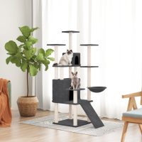 8720287214052_m_en_hd_1 Ansamblu de pisici, stâlpi din funie sisal, gri închis, 154 cm