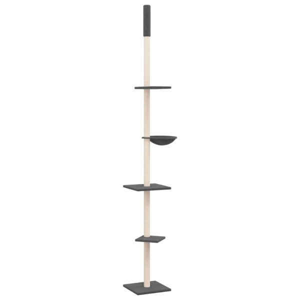 8720287214236_a_en_hd_1 Ansamblu pisici podea până la tavan, gri închis, 263,5-289,5 cm