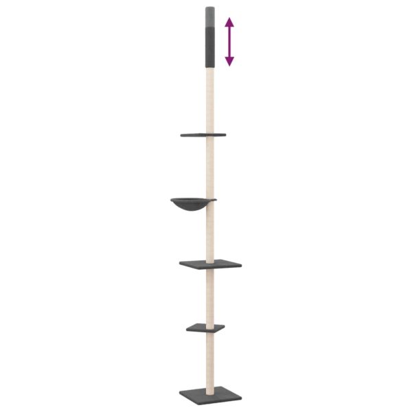 8720287214236_g_en_hd_3 Ansamblu pisici podea până la tavan, gri închis, 263,5-289,5 cm