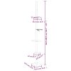 8720287214236_g_en_hd_6 Ansamblu pisici podea până la tavan, gri închis, 263,5-289,5 cm