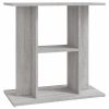 Suport pentru acvariu, gri, Sonoma, 60x30x60 cm, lemn stratificat