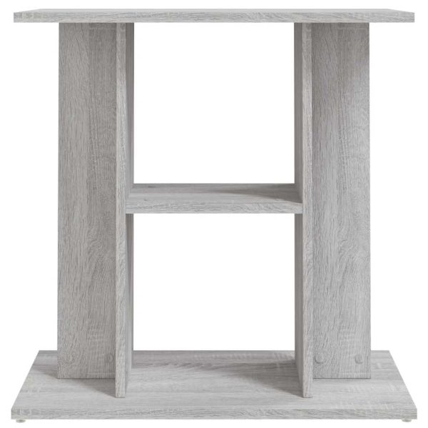 Suport pentru acvariu, gri, Sonoma, 60x30x60 cm, lemn stratificat