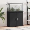 Suport pentru acvariu, negru, 81x36x73 cm, lemn prelucrat