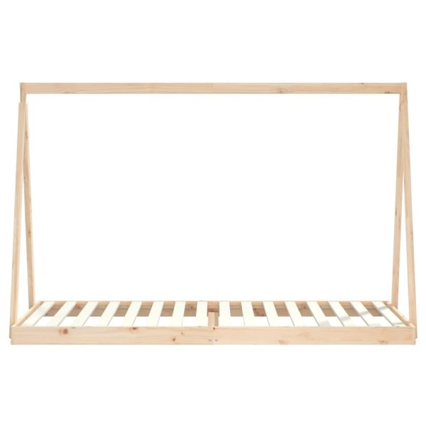 Cadru pat pentru copii, 90x200 cm, lemn masiv de pin