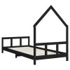 8720845445843_g_en_hd_4 Cadru de pat pentru copii, negru, 90x190 cm, lemn masiv de pin