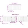 Poartă câini pliabilă cu ușă 12 panouri negru 600 cm, lemn plop