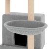 8720845766719_g_en_hd_5 Ansamblu de pisici, stâlpi din funie sisal, gri deschis, 132 cm