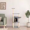 8720845766719_m_en_hd_1 Ansamblu de pisici, stâlpi din funie sisal, gri deschis, 132 cm