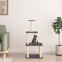 8720845766788_m_en_hd_1 Ansamblu pisici, stâlpi din funie sisal, gri închis, 111 cm