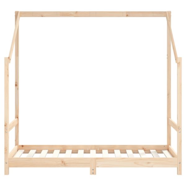 Cadru de pat pentru copii, 2x(80x160) cm, lemn masiv de pin