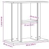 Suport pentru acvariu, lemn vechi, 60x30x60 cm, lemn stratificat