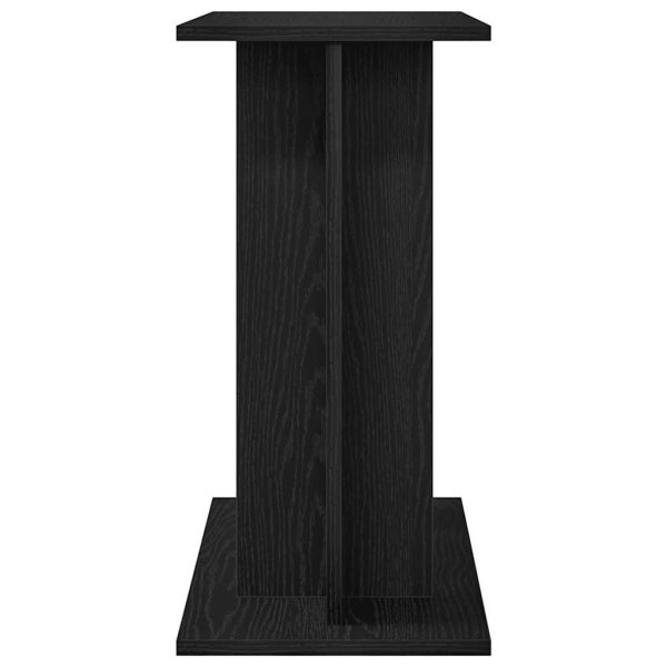 Suport pentru acvariu, stejar negru, 60x30x60 cm, lemn stratificat